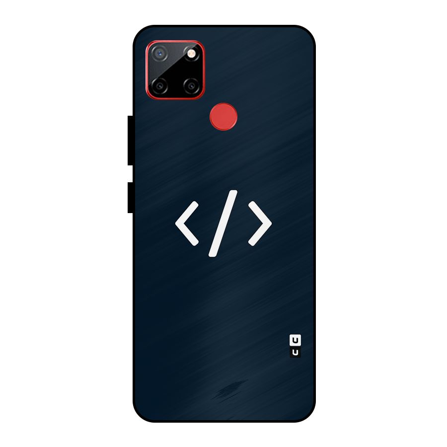 Programmers Style Symbol Metal Back Case for Realme C12