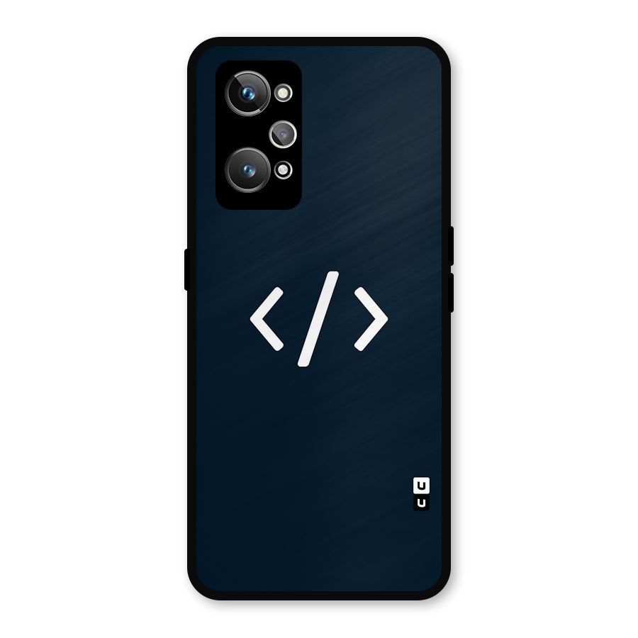 Programmers Style Symbol Metal Back Case for Realme GT Neo 3T