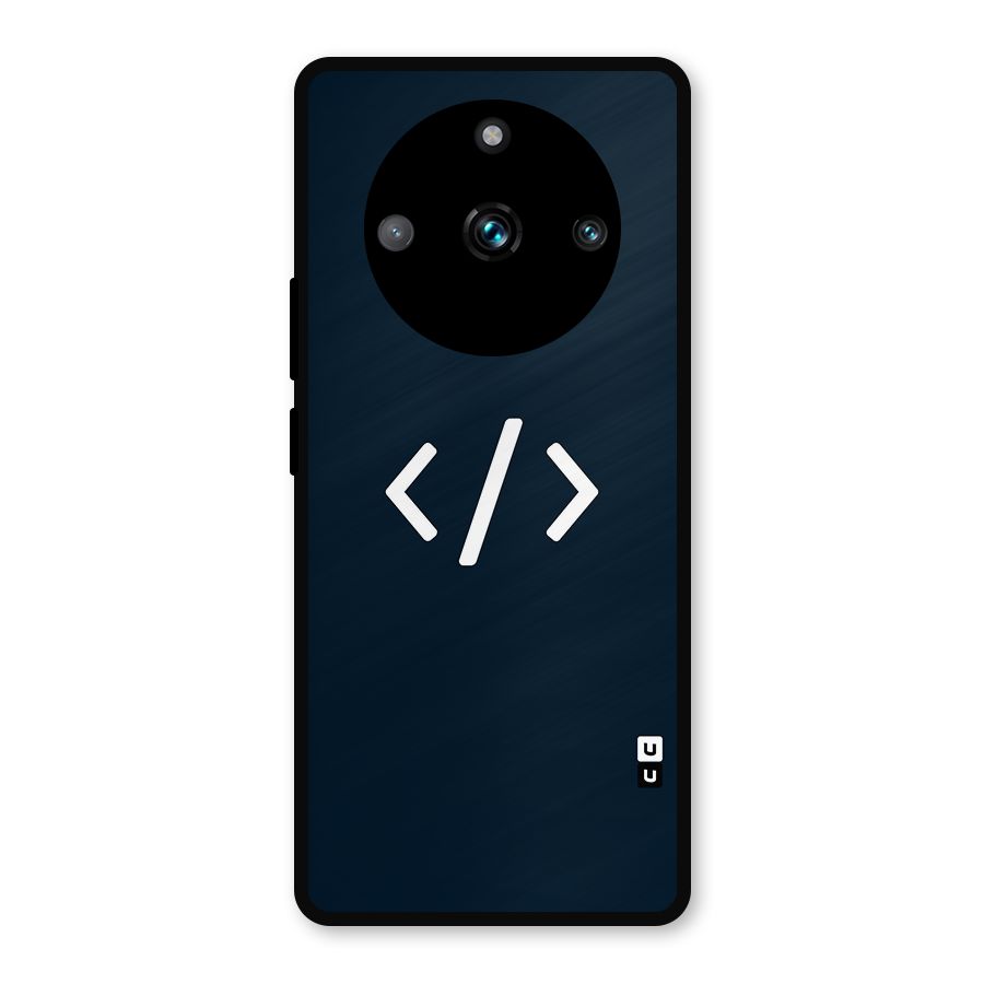 Programmers Style Symbol Metal Back Case for Realme Narzo 60 Pro