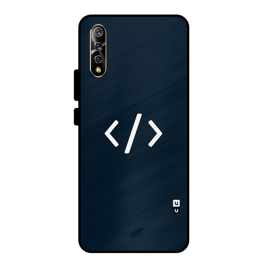 Programmers Style Symbol Metal Back Case for Vivo S1