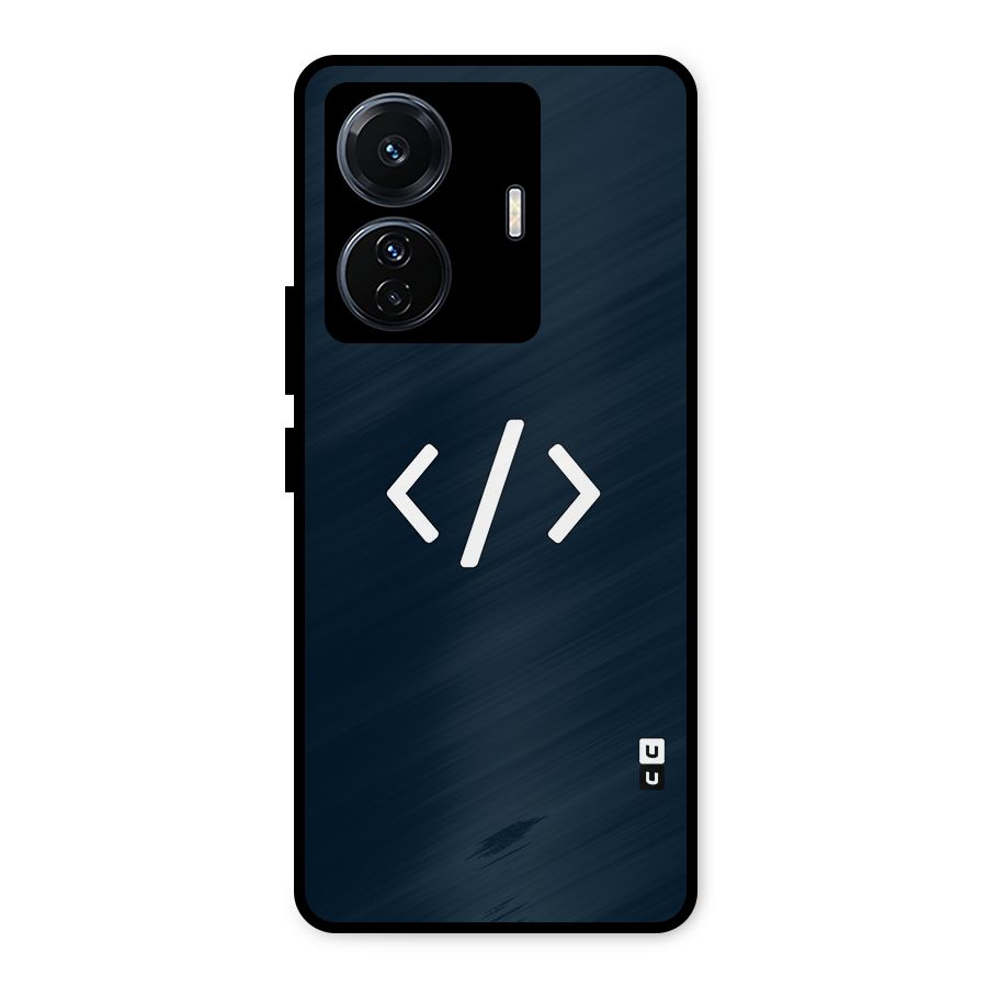 Programmers Style Symbol Metal Back Case for Vivo T1 Pro