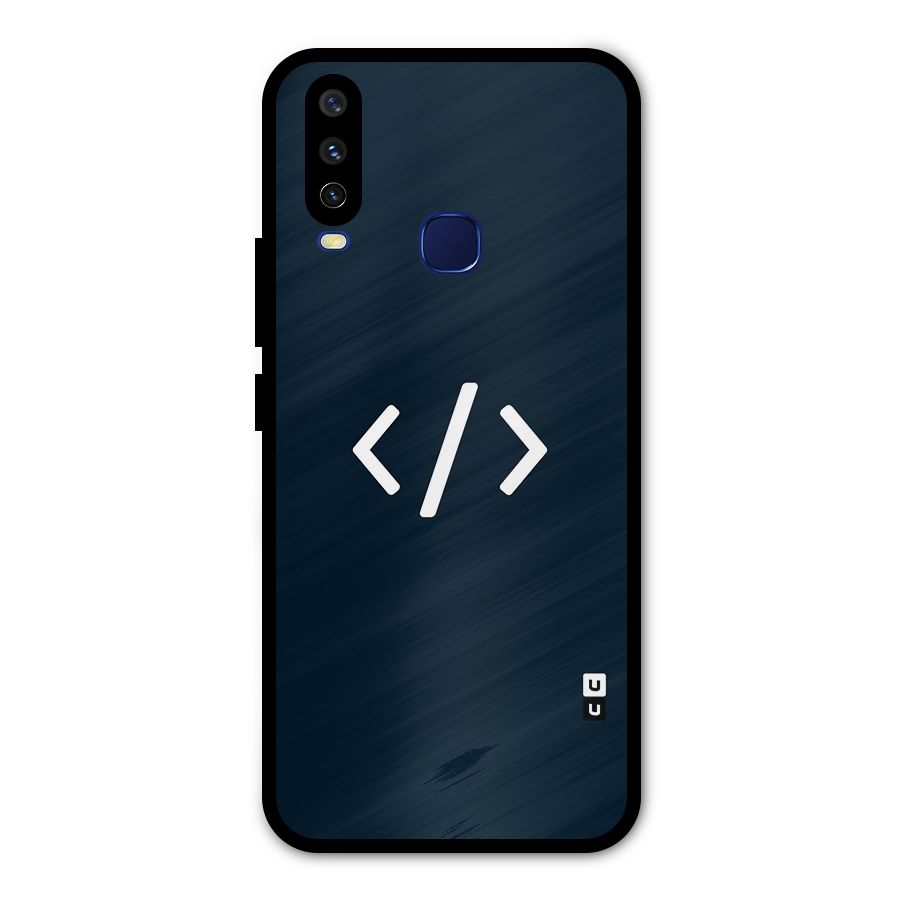 Programmers Style Symbol Metal Back Case for Vivo V17