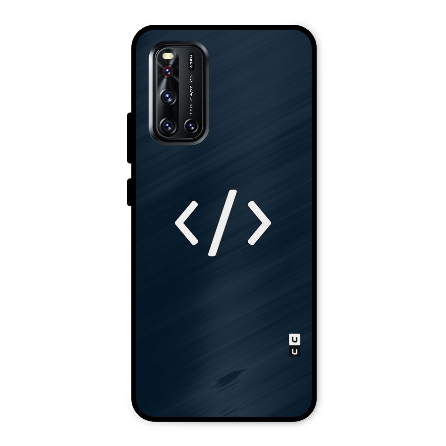 Programmers Style Symbol Metal Back Case for Vivo V19