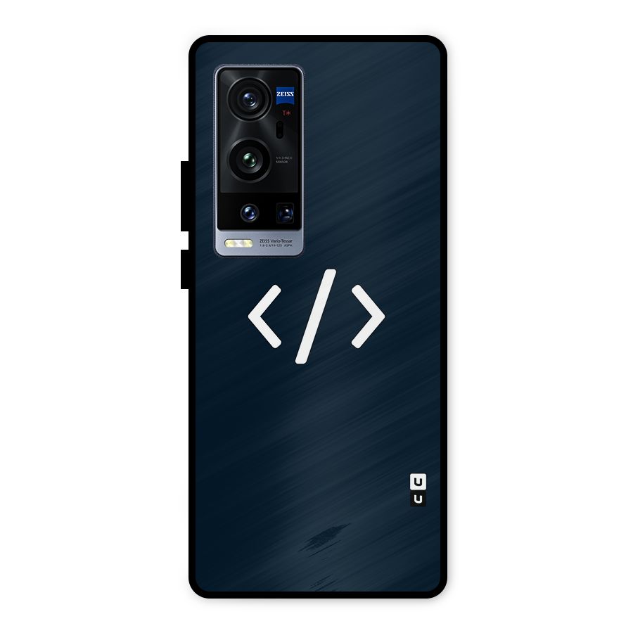 Programmers Style Symbol Metal Back Case for Vivo X60 Pro Plus