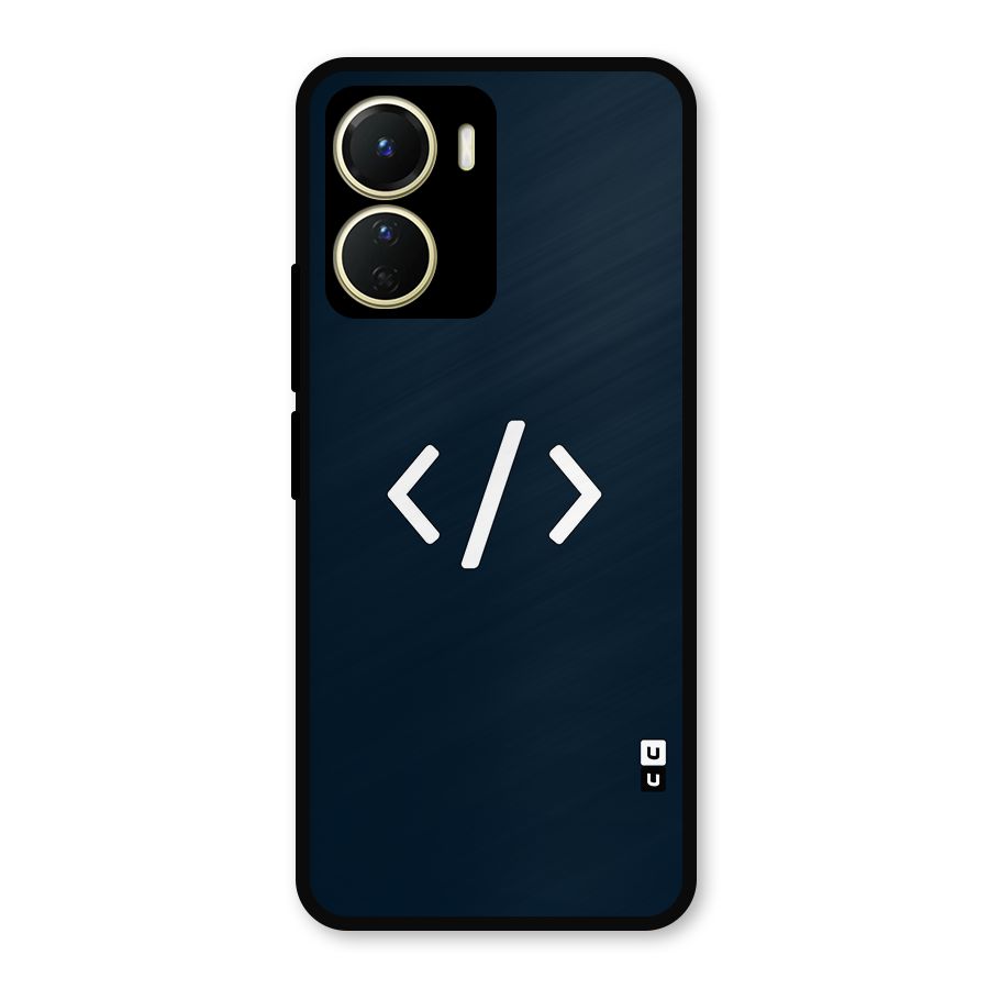 Programmers Style Symbol Metal Back Case for Vivo Y56