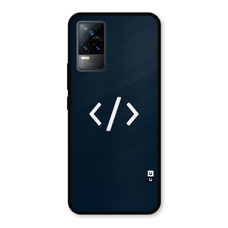 Programmers Style Symbol Metal Back Case for Vivo Y73