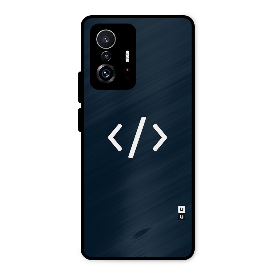 Programmers Style Symbol Metal Back Case for Xiaomi 11T Pro