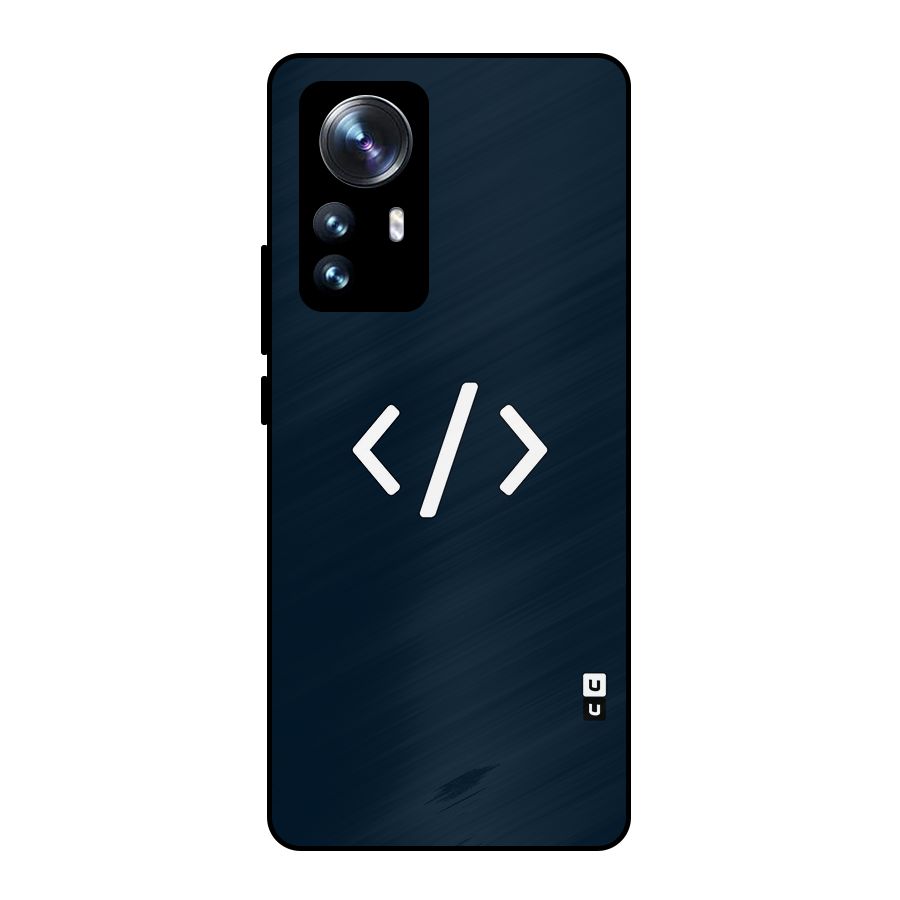 Programmers Style Symbol Metal Back Case for Xiaomi 12 Pro