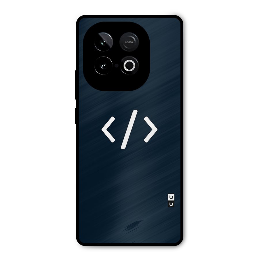 Programmers Style Symbol Metal Back Case for iQOO Neo 10
