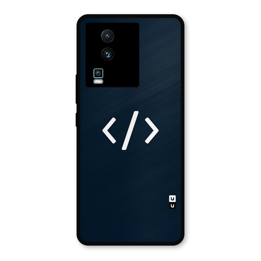 Programmers Style Symbol Metal Back Case for iQOO Neo 7 Pro