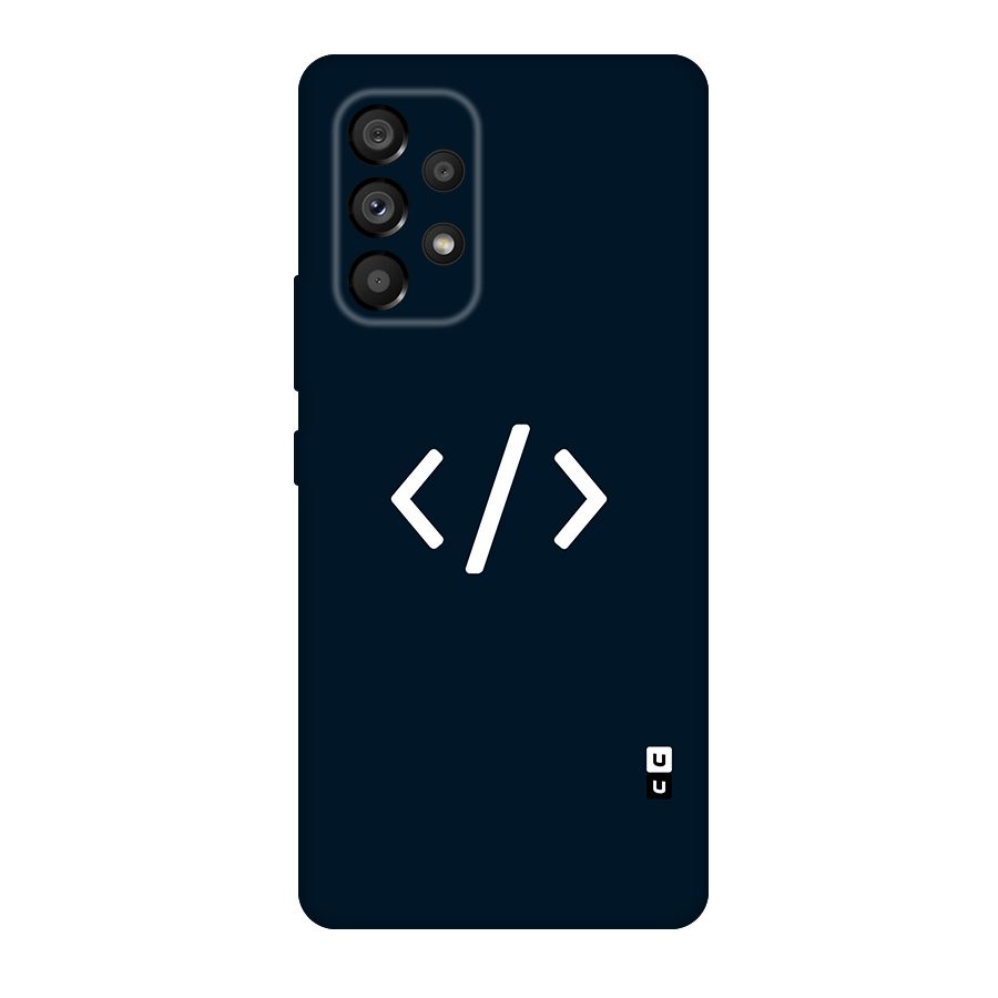 Programmers Style Symbol Original Polycarbonate Back Case for Galaxy A53 5G