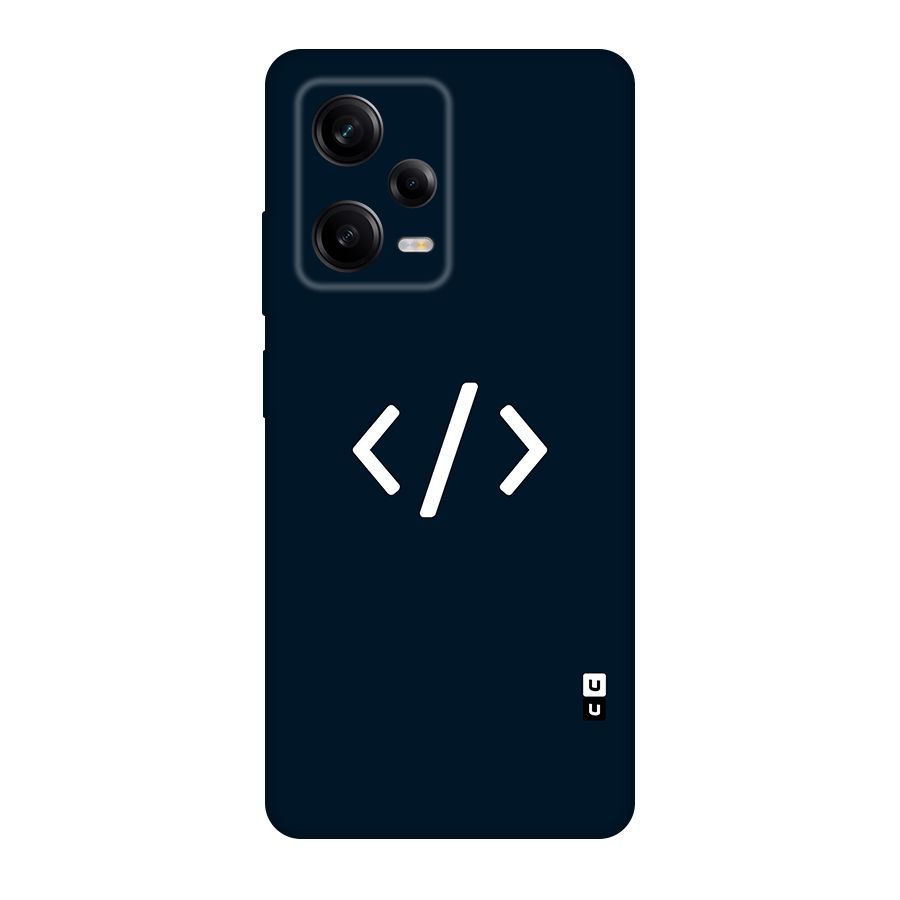 Programmers Style Symbol Original Polycarbonate Back Case for Redmi Note 12 Pro