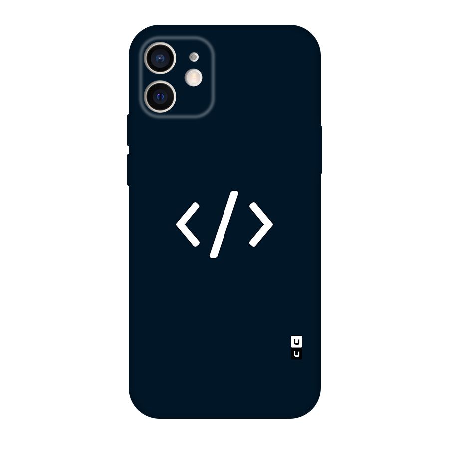 Programmers Style Symbol Original Polycarbonate Back Case for iPhone 12