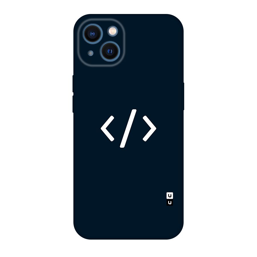 Programmers Style Symbol Original Polycarbonate Back Case for iPhone 13