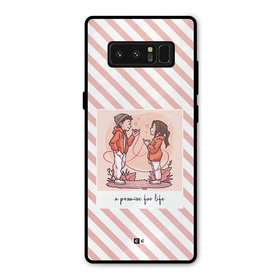 Promise For Life Metal Back Case for Galaxy Note 8