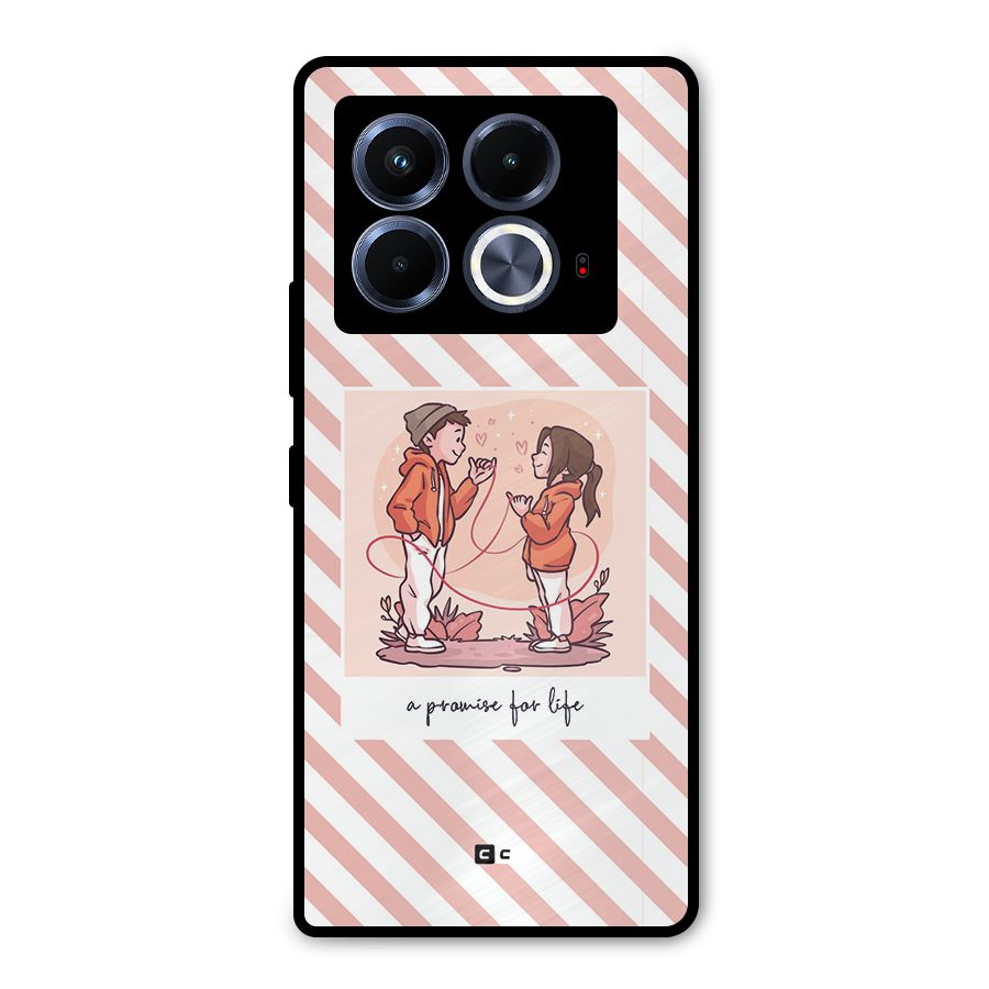 Promise For Life Metal Back Case for Infinix Note 40 5G