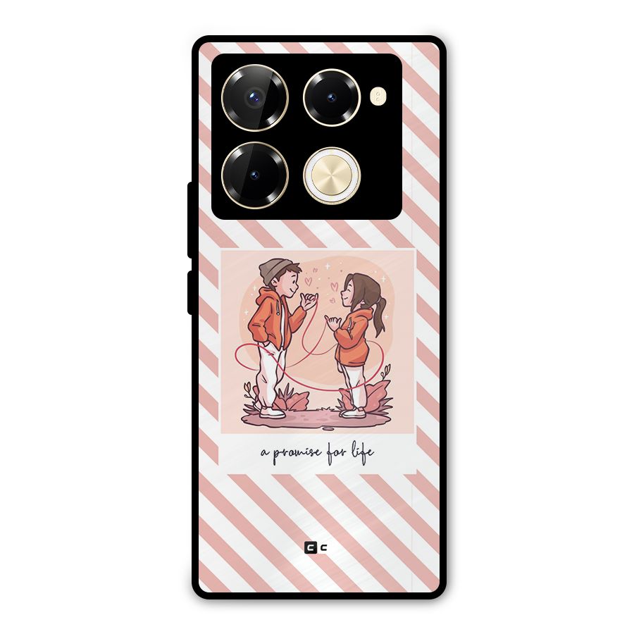 Promise For Life Metal Back Case for Infinix Note 40 Pro Plus