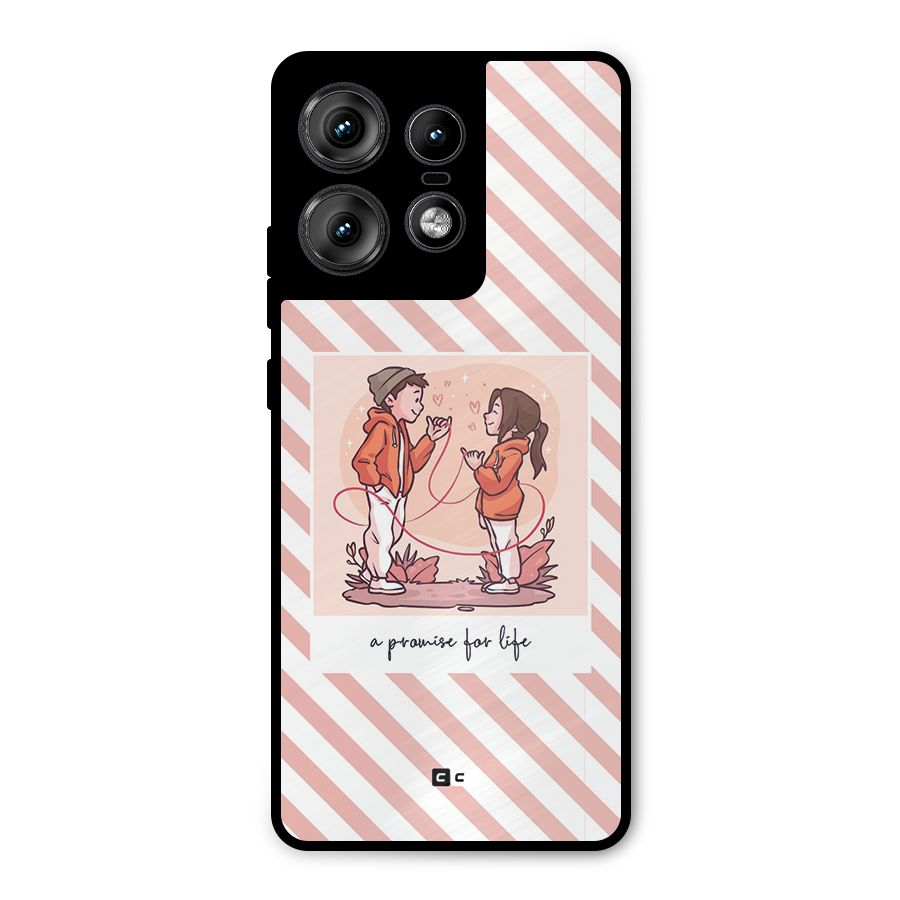 Promise For Life Metal Back Case for Motorola Edge 50 Pro