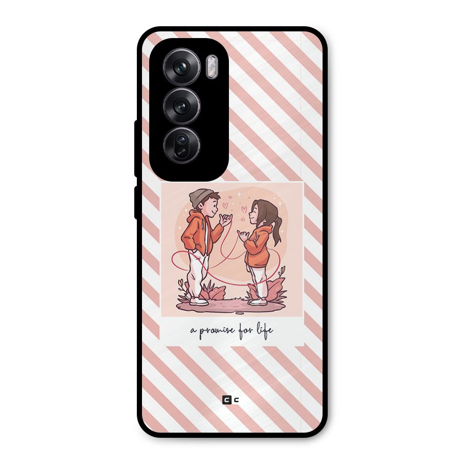Promise For Life Metal Back Case for Oppo Reno12 Pro