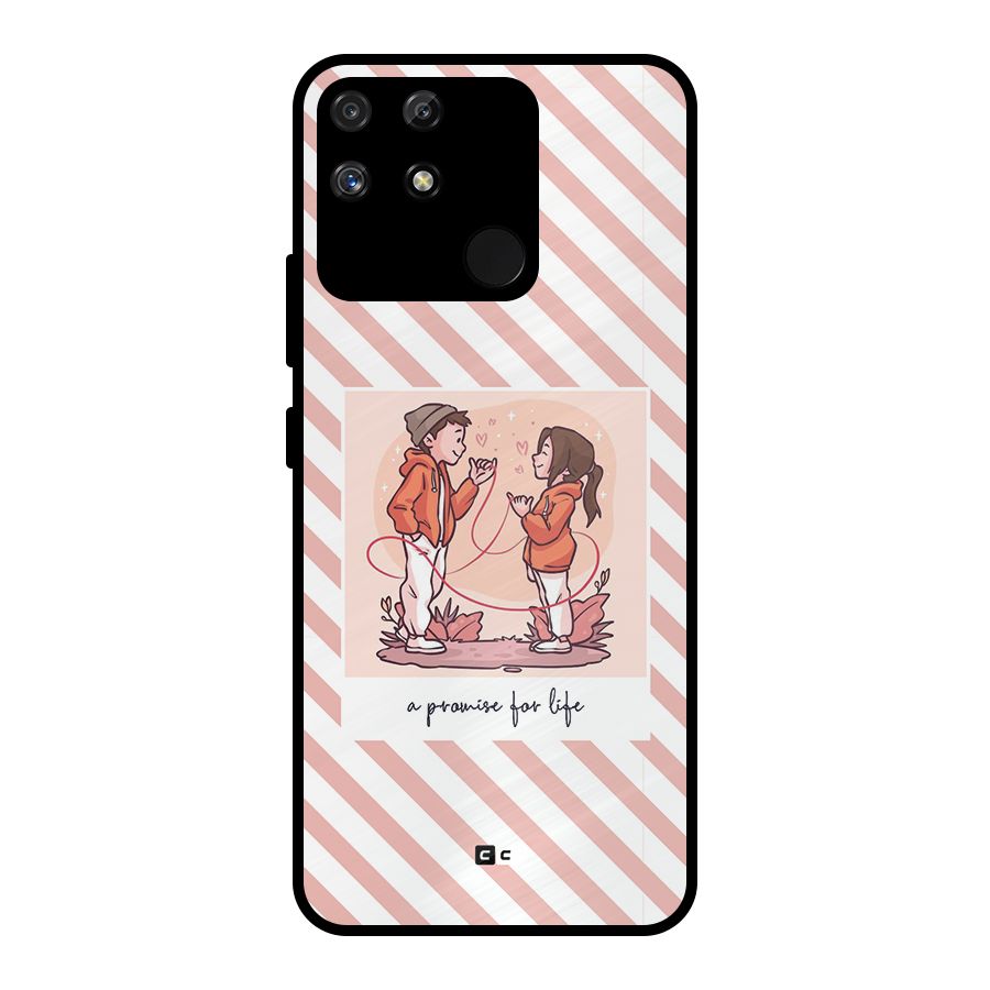 Promise For Life Metal Back Case for Realme Narzo 50A