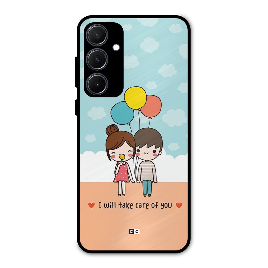 Promise To Care Metal Back Case for Galaxy A35