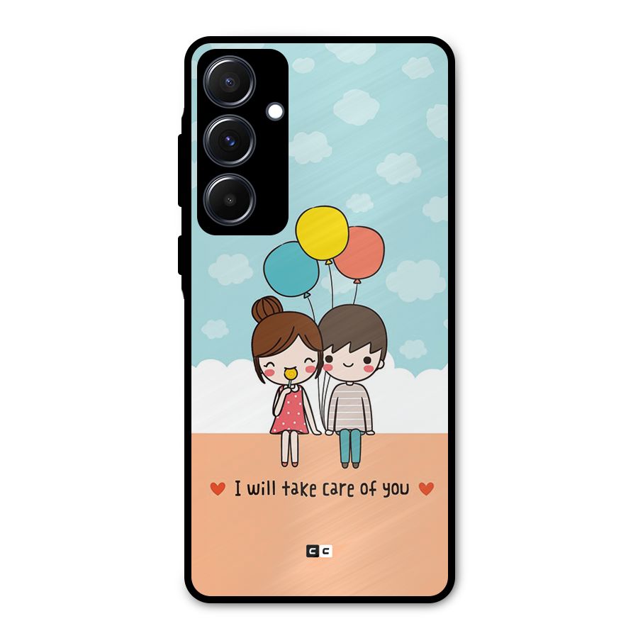 Promise To Care Metal Back Case for Galaxy A55
