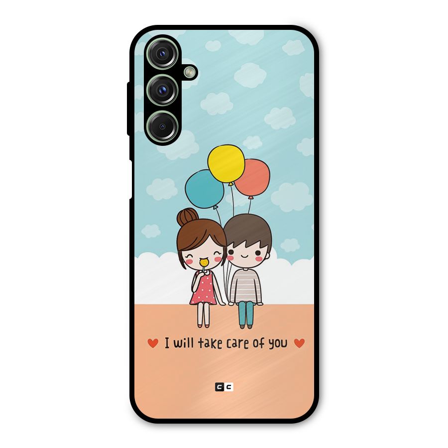 Promise To Care Metal Back Case for Galaxy M34