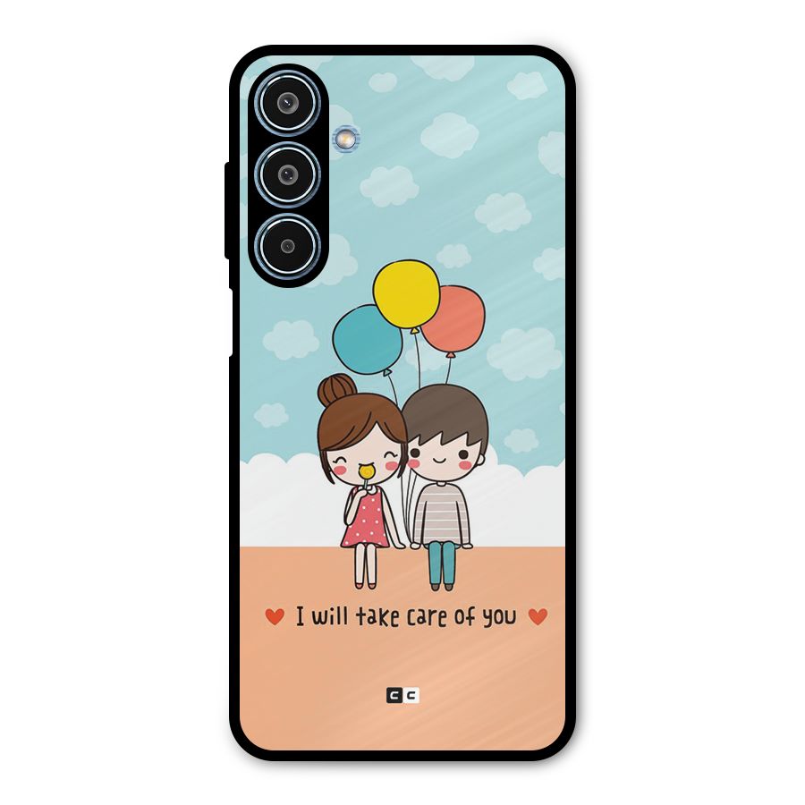Promise To Care Metal Back Case for Galaxy M35