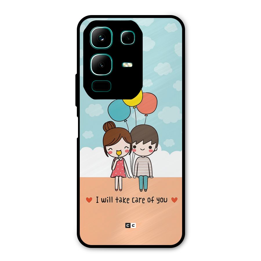 Promise To Care Metal Back Case for Infinix Note 50x