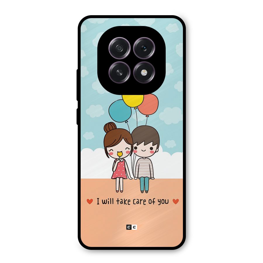 Promise To Care Metal Back Case for Oppo F29