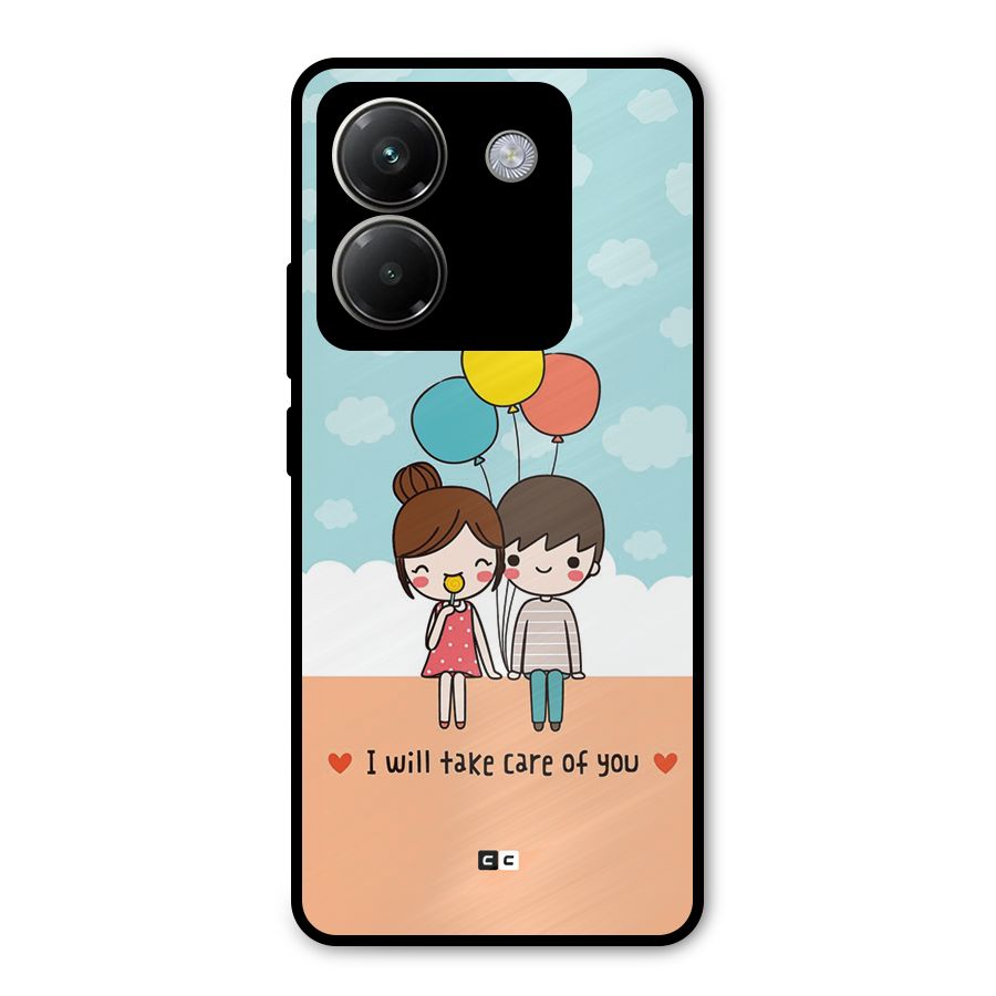 Promise To Care Metal Back Case for Poco M7 Pro 5G