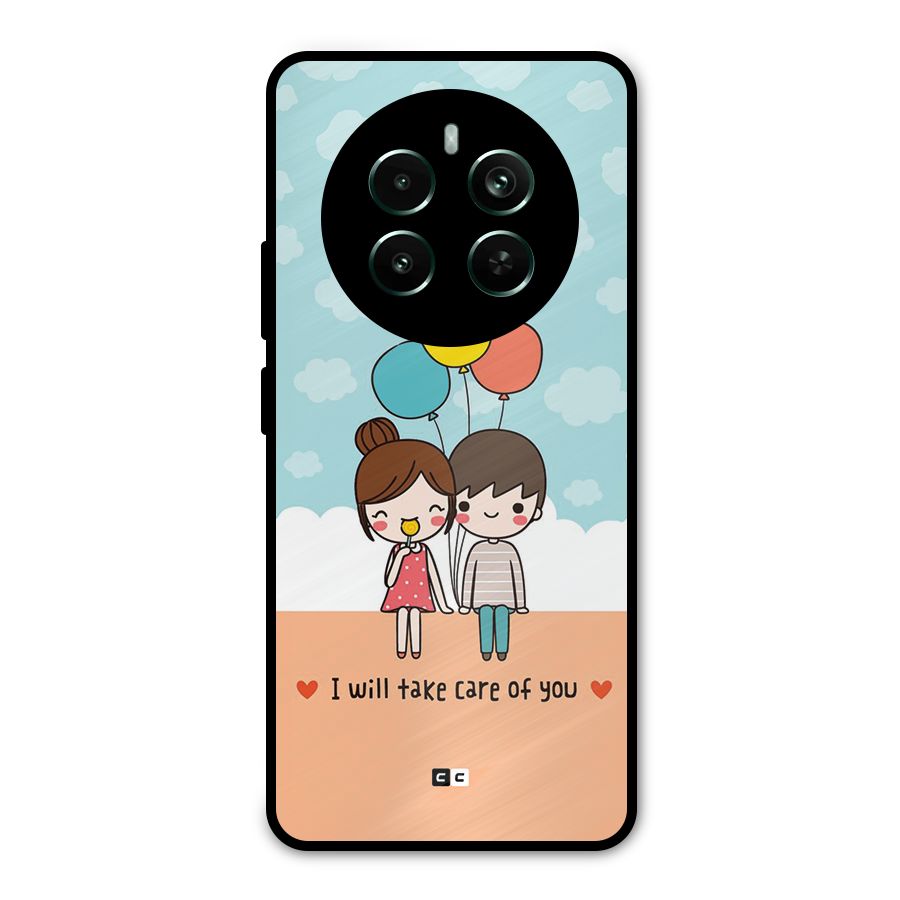 Promise To Care Metal Back Case for Realme 12 Plus