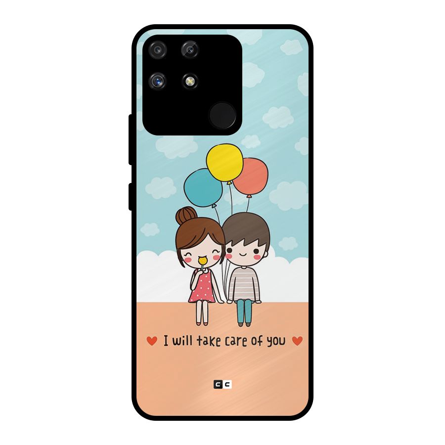 Promise To Care Metal Back Case for Realme Narzo 50A