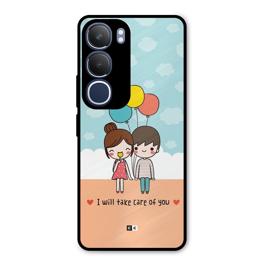 Promise To Care Metal Back Case for Vivo Y29
