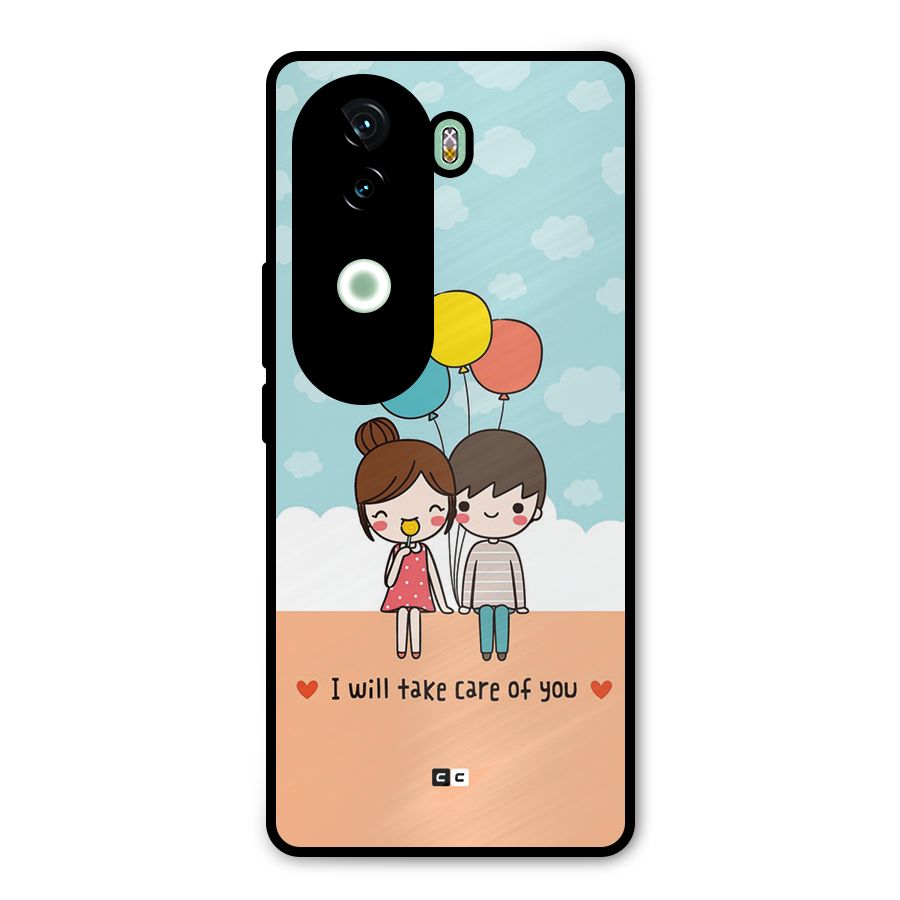 Promise To Care Metal Back Case for iQOO Z9s