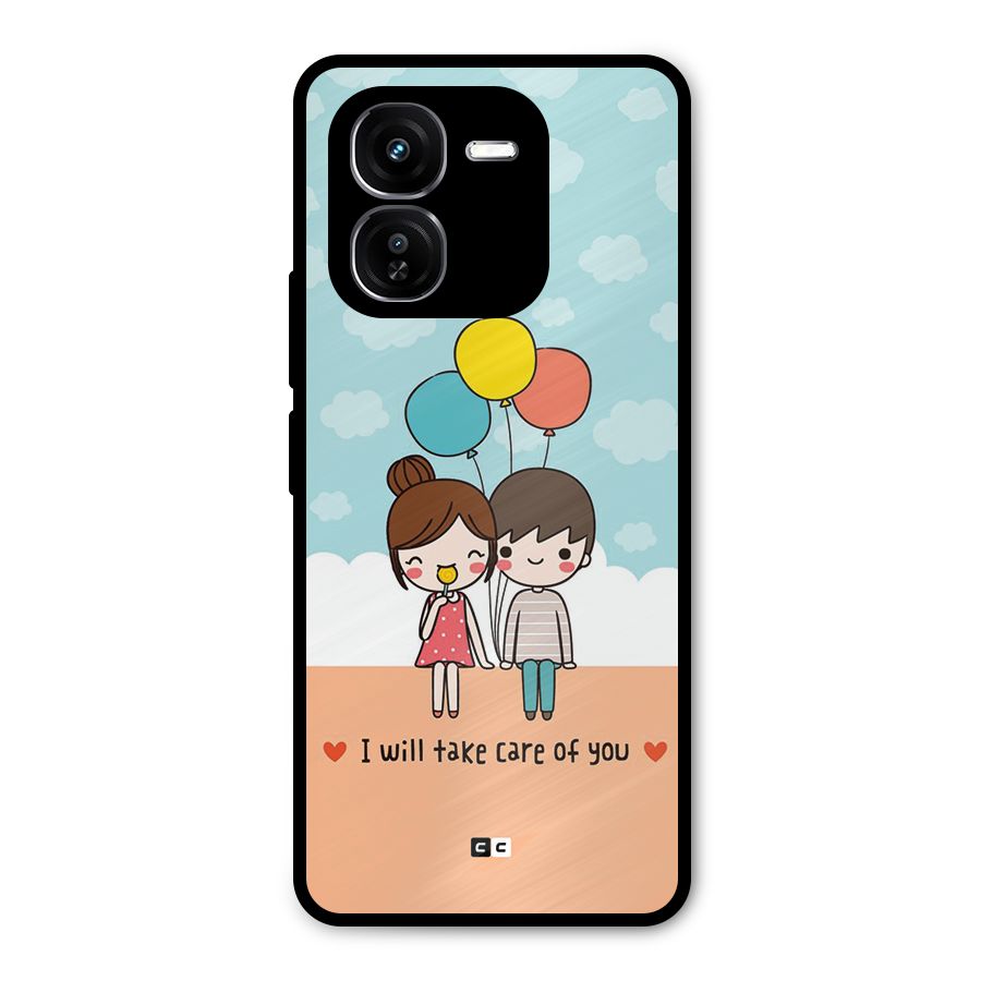 Promise To Care Metal Back Case for iQOO Z9x