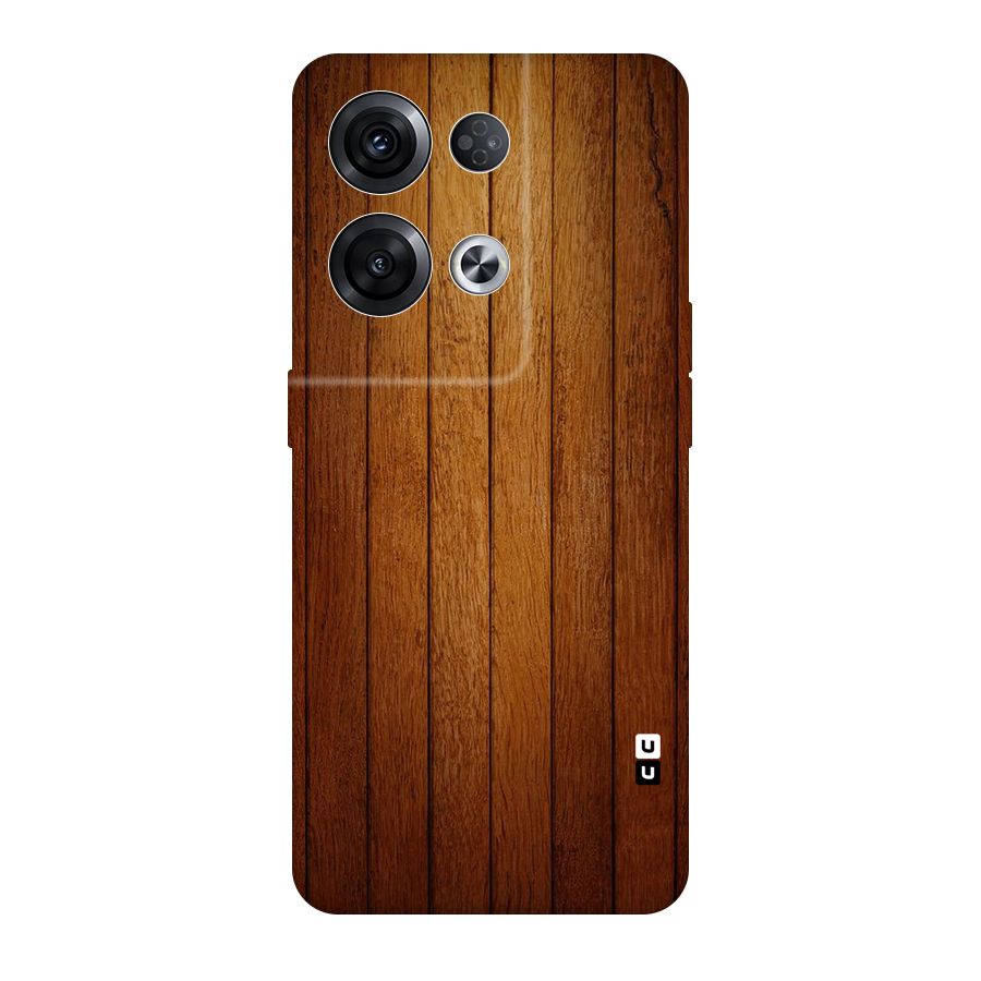 Proper Brown Wood Original Polycarbonate Back Case for Oppo Reno8 Pro 5G