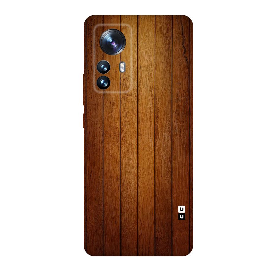 Proper Brown Wood Original Polycarbonate Back Case for Xiaomi 12 Pro