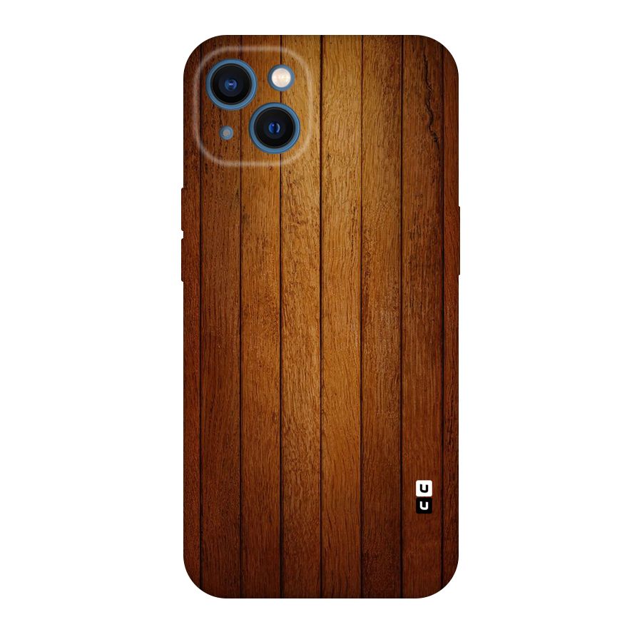 Proper Brown Wood Original Polycarbonate Back Case for iPhone 13