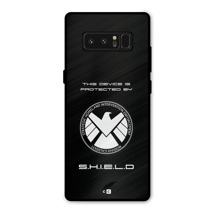 Protected Device Metal Back Case for Galaxy Note 8