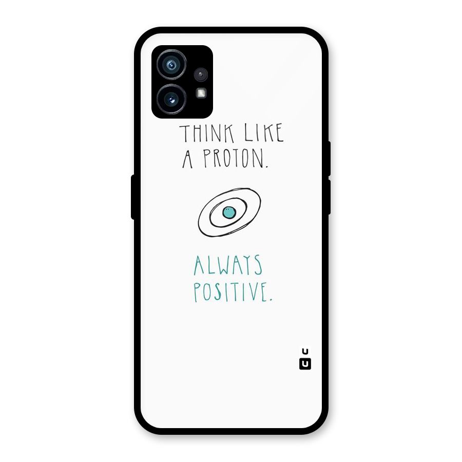 Proton Positive Glass Back Case for Nothing Phone 1