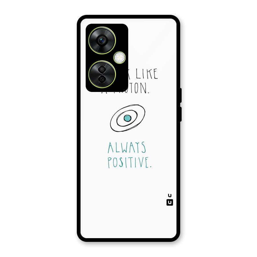 Proton Positive Glass Back Case for OnePlus Nord CE 3 Lite