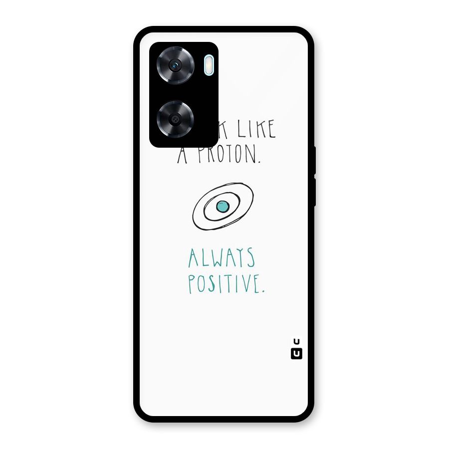 Proton Positive Glass Back Case for Oppo A77s