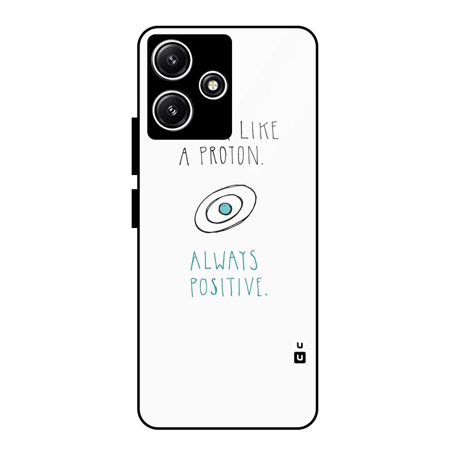 Proton Positive Glass Back Case for Poco M6 Pro