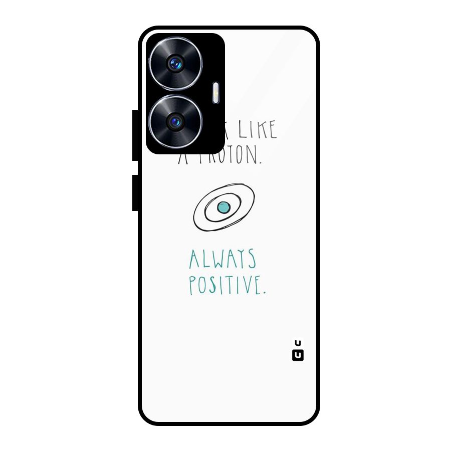 Proton Positive Glass Back Case for Realme Narzo N55
