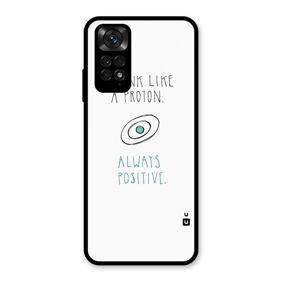 Proton Positive Glass Back Case for Redmi Note 11S