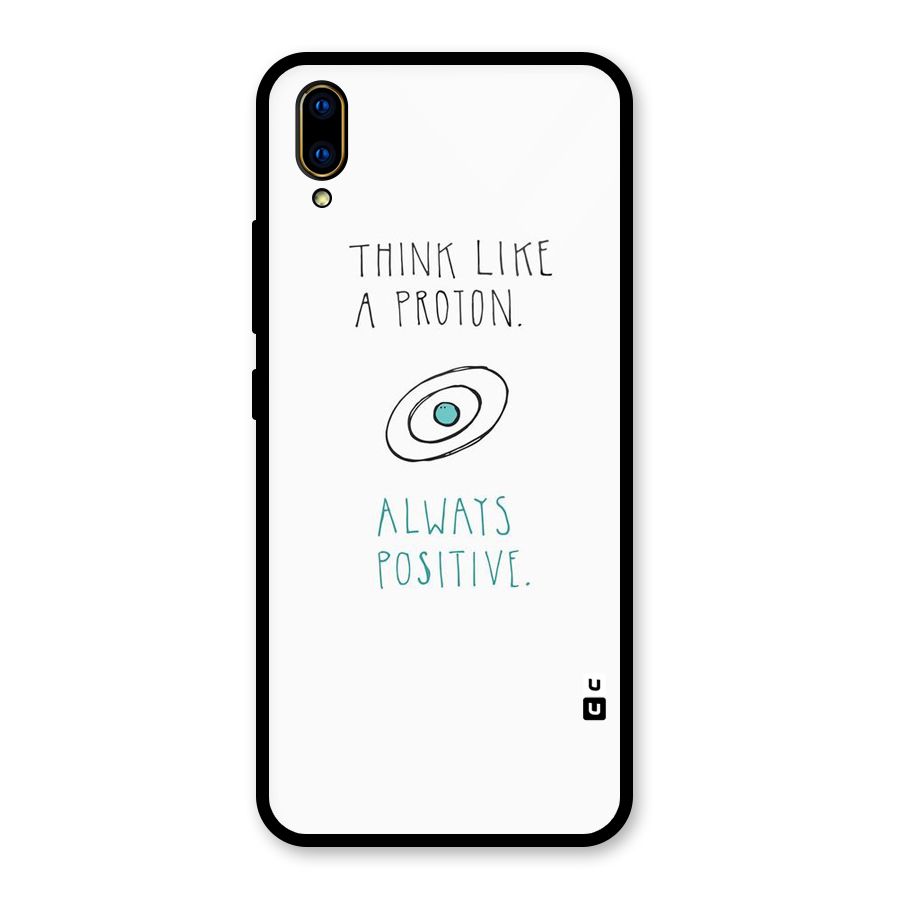 Proton Positive Glass Back Case for Vivo V11 Pro