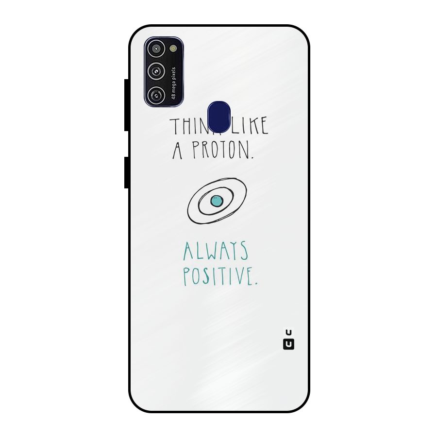Proton Positive Metal Back Case for Galaxy M21