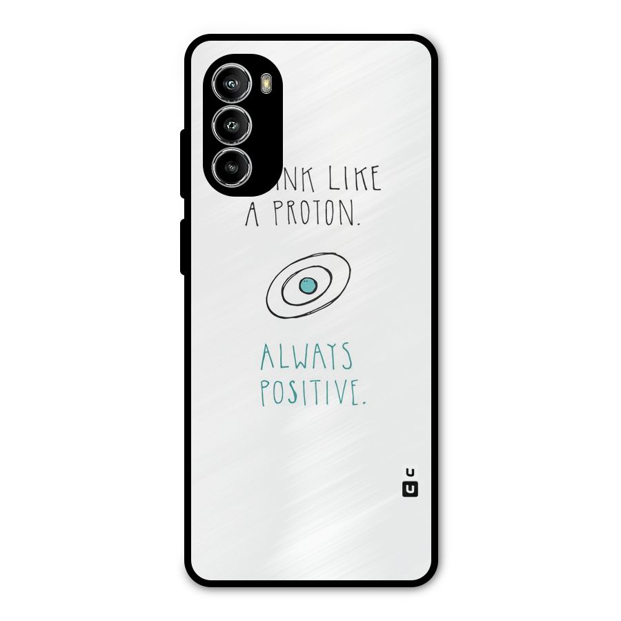 Proton Positive Metal Back Case for Moto G82