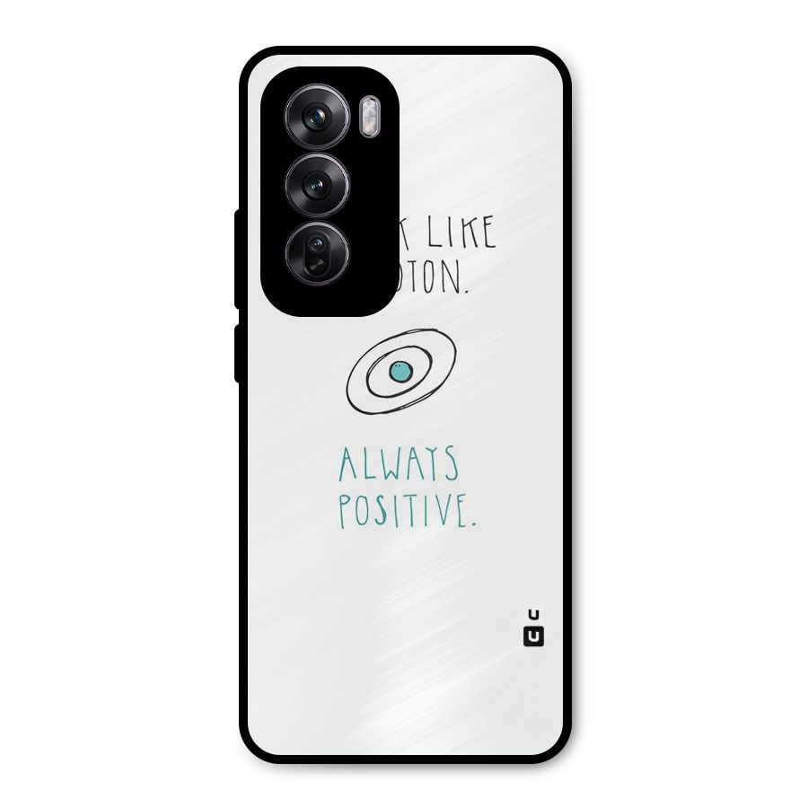 Proton Positive Metal Back Case for Oppo Reno12 Pro